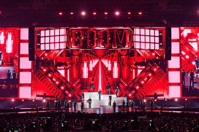 NCT Dream performs during its ″The Dream Show 4: Dream the Future,” at Gocheok Sky Dome in western Seoul, which ran from July 10 to 12. [SM ENTERTAINMENT]