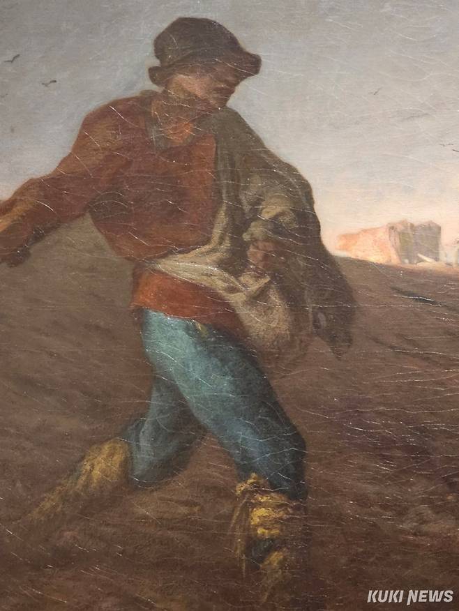 장 프랑수아 밀레, 씨 뿌리는 사람, 1850, 캔버스에 유채, 101.6x82.6cm, 보스턴 미술관&nbsp;