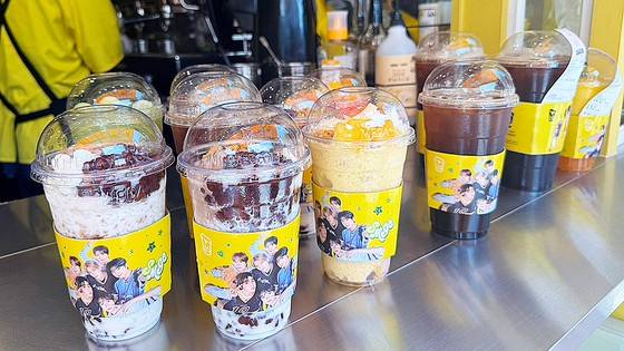 메가MGC커피의 컵빙수 사진. 사진 제공=메가커피