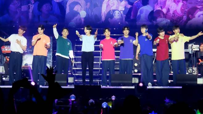 김용빈·손빈아·천록담·춘길·최재명·남승민·추혁진 '미스터트롯3' TOP7 대전 공연 '뜨거운 열기'