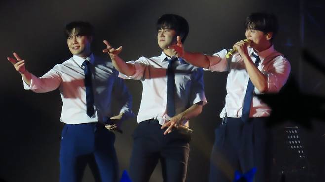 김용빈·손빈아·천록담·춘길·최재명·남승민·추혁진 '미스터트롯3' TOP7 대전 공연 '뜨거운 열기'