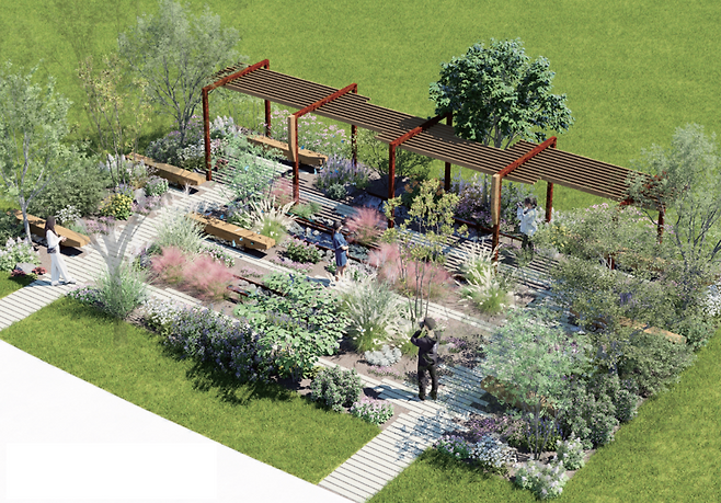 '제13회 경기정원문화박람회'에 전시될 작가정원 '공생의 뜰'