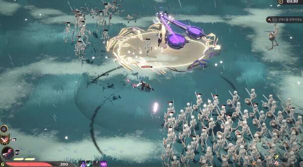 - 자잘한 몬스터는 핵 앤 슬래시처럼 시원하게 쓸어버리고