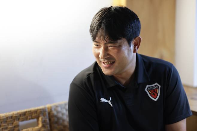 Cremastory Seongjeong Store/ 2025 Ground.nk League Youth Championship/ Pohang U-18 Po Chulgo Hwang Ji-soo/ Interview/ Photo