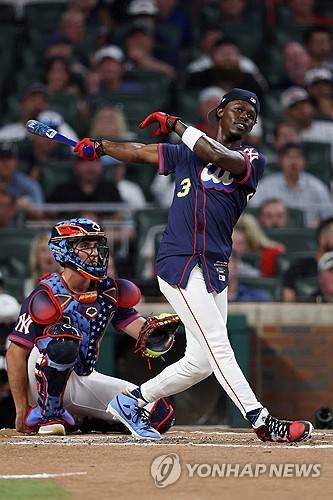 3홈런에 그친 재즈 치좀 주니어. ⓒ연합뉴스