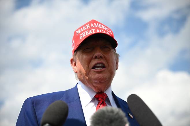 도널드 트럼프 미 대통령. /AFP=연합뉴스