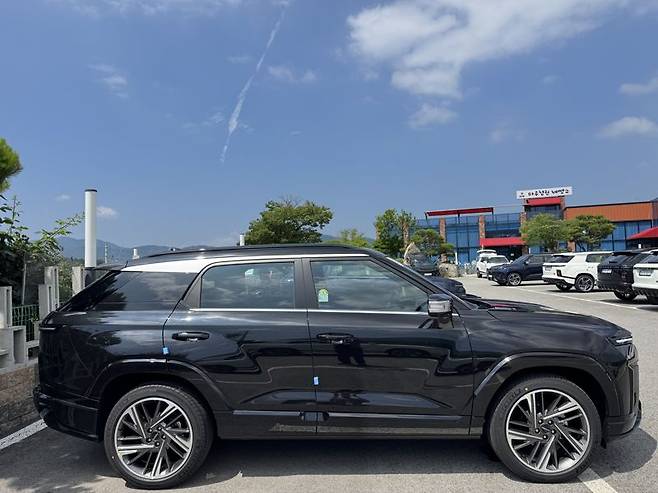 액티언 하이브리드 측면. 정원일 기자