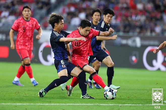 이동경(남자 축구대표팀). 대한축구협회 제공