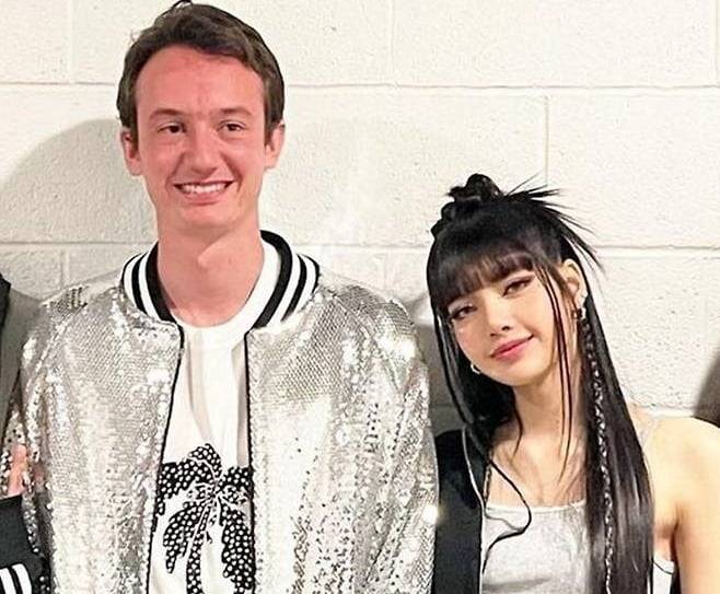 프레데릭 아르노와 블랙핑크 리사/사진=프레데릭 아르노 인스타그램