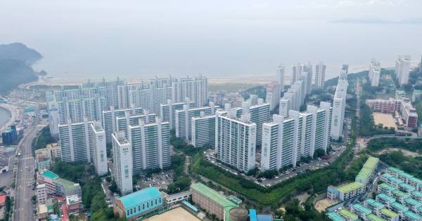 부산지역 아파트단지.