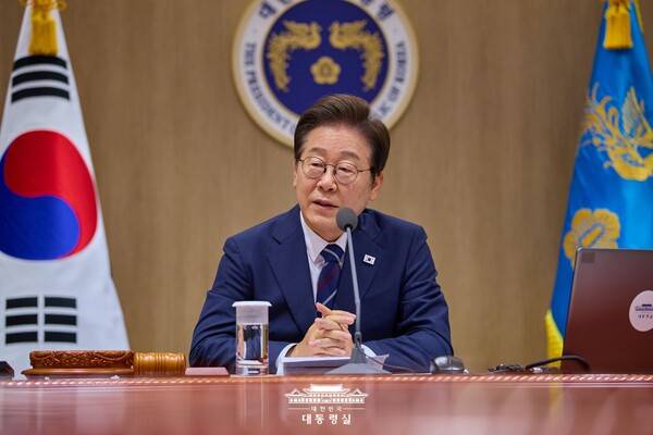 ▲이재명 대통령이 지난 1일 국무회의를 주재하고 있다. 사진=대통령실