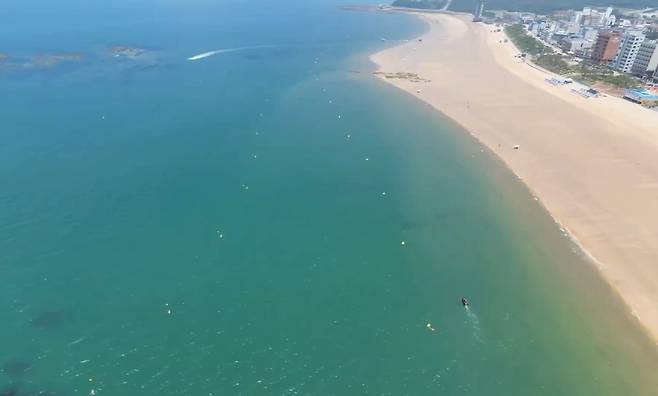 충남도가  여름철 대조기 기간 드론스테이션을 가동한다.(드론 촬영).