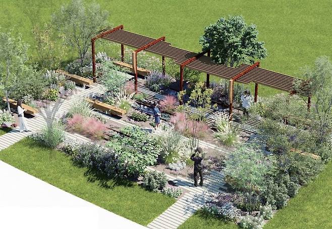 [수원=뉴시스] 작가정원 분야 '공생의 뜰'. (사진=경기도 제공) 2025.07.15. photo@newsis.com *재판매 및 DB 금지