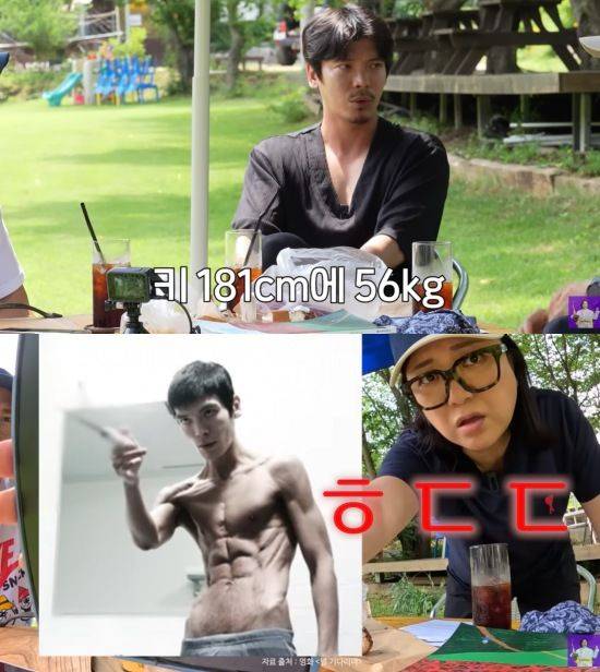 [서울=뉴시스] 배우 김성오가 영화 촬영을 위해 극단적인 다이어트에 도전했던 경험을 털어놨다. (사진=유튜브 채널 '김숙티비' 캡처) 2025.07.15. photo@newsis.com *재판매 및 DB 금지