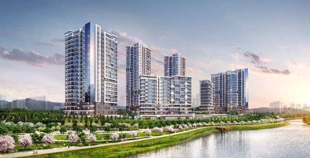 위례 리슈빌 퍼스트클래스 투시도. 자료 제공=계룡건설