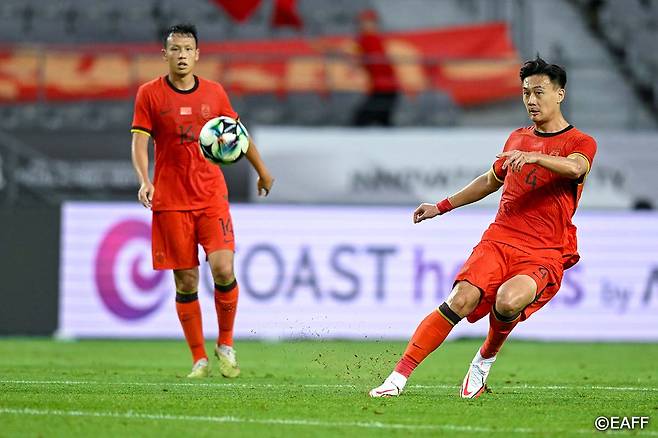 중국 축구대표팀 선수들. /사진=EAFF 제공
