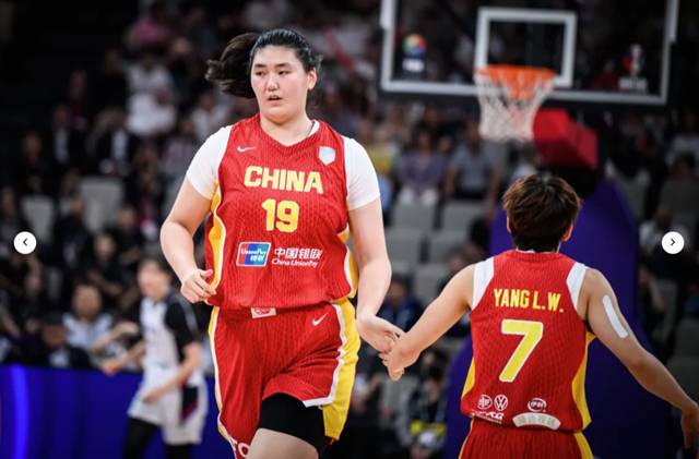 장쯔위(왼쪽). /사진=FIBA 캡처