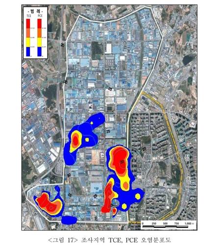 광주 하남산단 지하수 발암물질 오염 [광주 하남산단 지하수토양오염 조사 결과 보고서 발췌. 재판매 및 DB 금지]