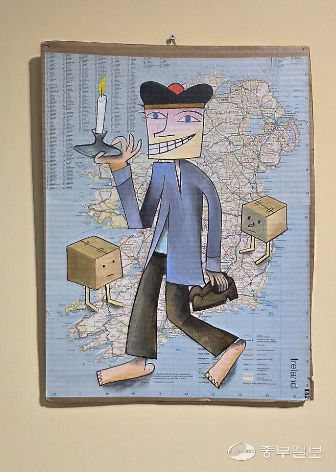 짐 아비뇽의 작품 'Barefoot'. 이준도기자