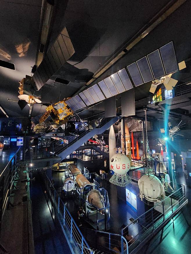 파리우주항공박물관 내부.(사진=이데일리 강민구 기자)