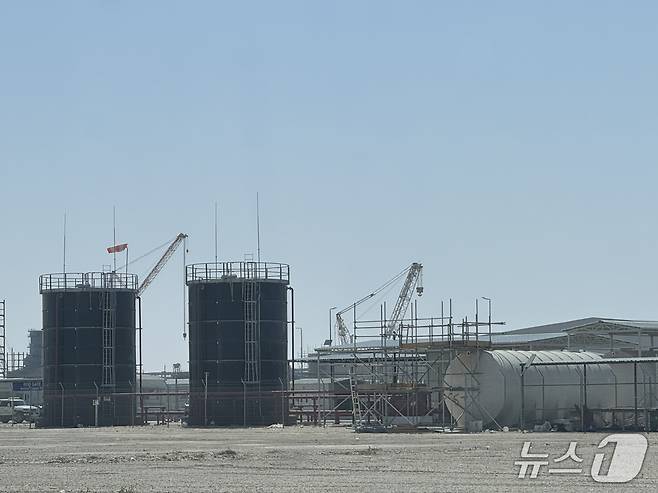 사우디아라비아 삼성물산 '아미랄 열병합발전소' 공사현장. /뉴스1 ⓒ News1 윤주현기자.