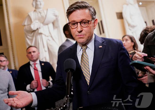 마이크 존슨(공화당, 루이지애나) 하원의장. ⓒ 로이터=뉴스1 ⓒ News1 류정민 특파원