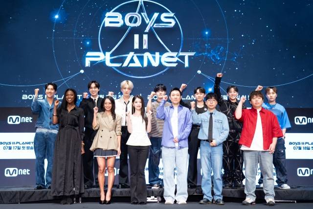 Mnet 새 오디션 프로그램 '보이즈 2 플래닛' 제작진과 마스터들이 총출동해 프로그램의 취지를 설명하며 많은 시청을 당부했다. /Mnet