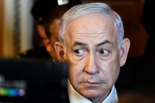 지난 9일(현지시간) 베냐민 네타냐후 이스라엘 총리가 미국 워싱턴 D.C. 의회 의사당을 방문하고 있다. 로이터연합뉴스