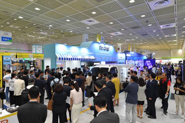 16일 서울 코엑스에서 막을 올린 ‘농식품 스타트업 박람회(AFPRO 2025)’.