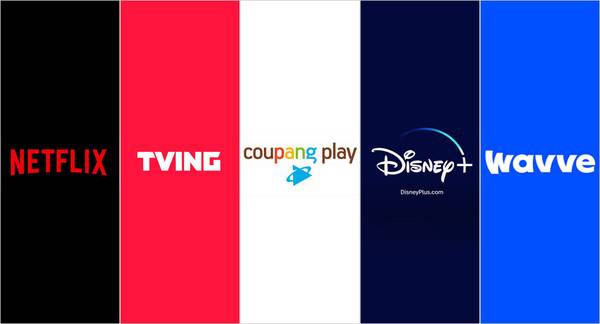 ▲주요 OTT 플랫폼 이미지. 사진=미디어오늘
