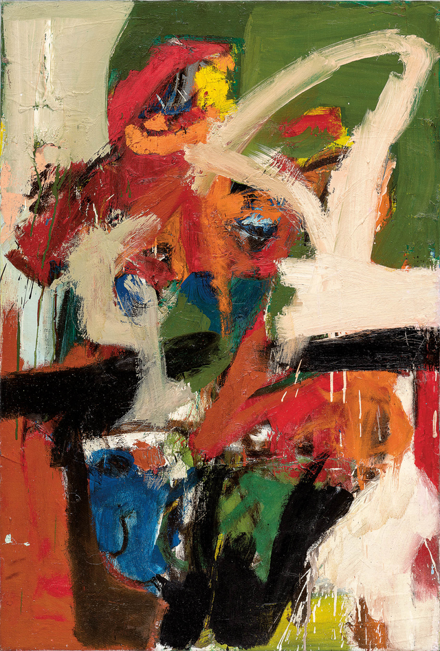 최욱경 Choi WookKyung 1940 - 1985, 무제, oil on canvas, 93.5×63.5cm. 추정가 6300~8000만 원. 케이옥션 제공