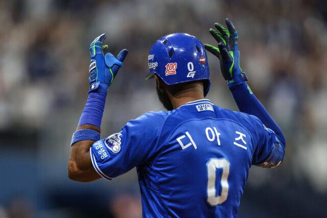 삼성 라이온즈 르윈 디아즈./삼성 라이온즈