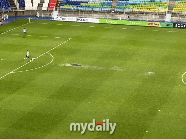 한국과 대만의 경기가 열리는 수원월드컵경기장./수원월드컵경기장=노찬혁 기자