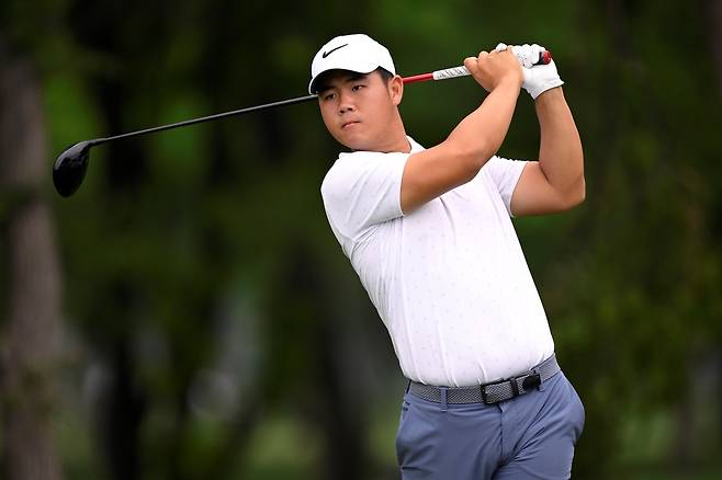 시즌 마지막 메이저 대회인 디오픈에서 4대 메이저 100% 컷 통과에 도전하는 김주형. [사진=게티이미지]