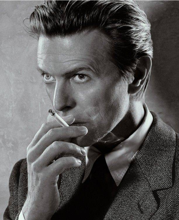 DAVID BOWIE, Smoking B&W, New York, 2001 *재판매 및 DB 금지
