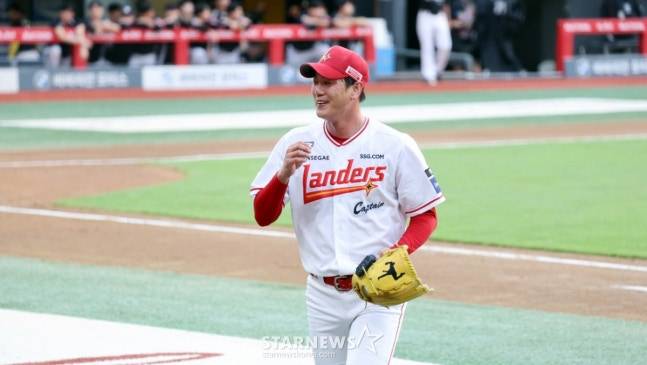 SSG 김광현. /사진=강영조 선임기자