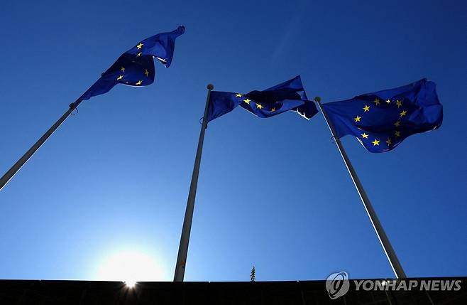 EU 깃발 [로이터 연합뉴스 자료사진. 재판매 및 DB 금지]