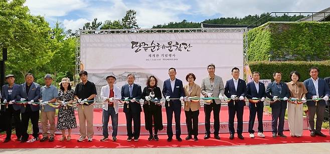 땅끝순례문학관 재개관 행사 [해남군 제공·재판매 및 DB 금지]