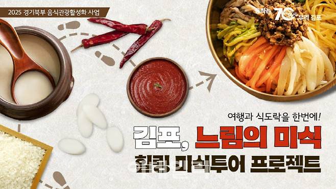 경기북부 음식관광 활성화 공모사업 홍보 포스터.(사진=경기도)
