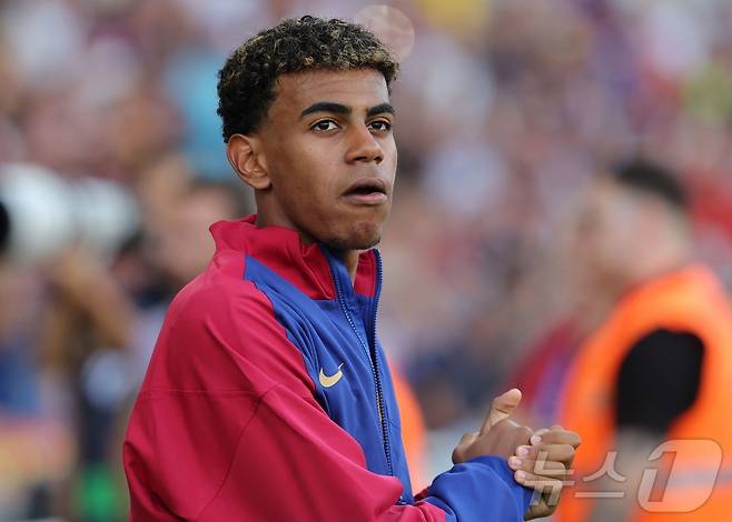 바르셀로나 새로운 10번의 주인공 라민 야말 ⓒ AFP=뉴스1