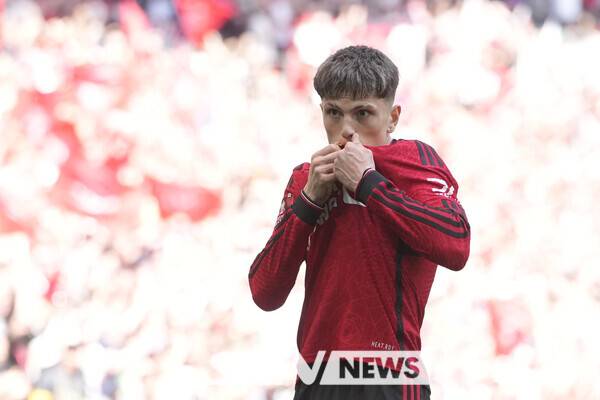 맨체스터 유나이티드 알레한드로 가르나초. /사진=뉴시스(AP)