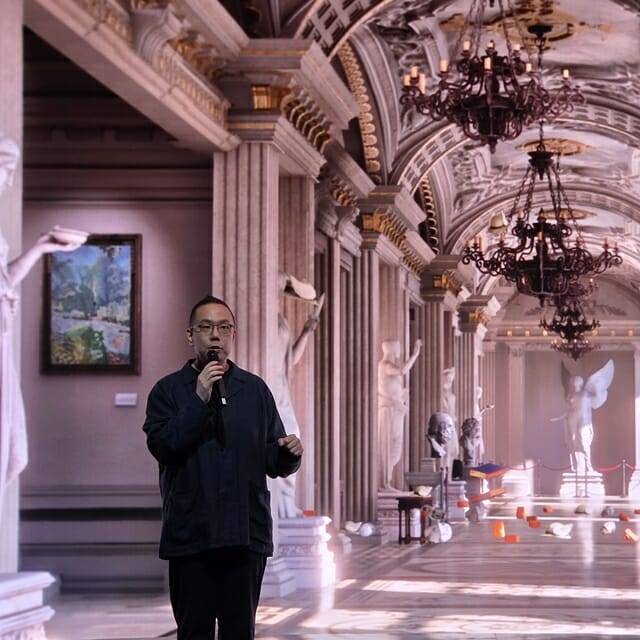 7월 16일 경기 분당구에서 오한기 네이버 리얼타임 엔진 스튜디오 리더가 비전 스튜디오에 대해 설명하고 있다.