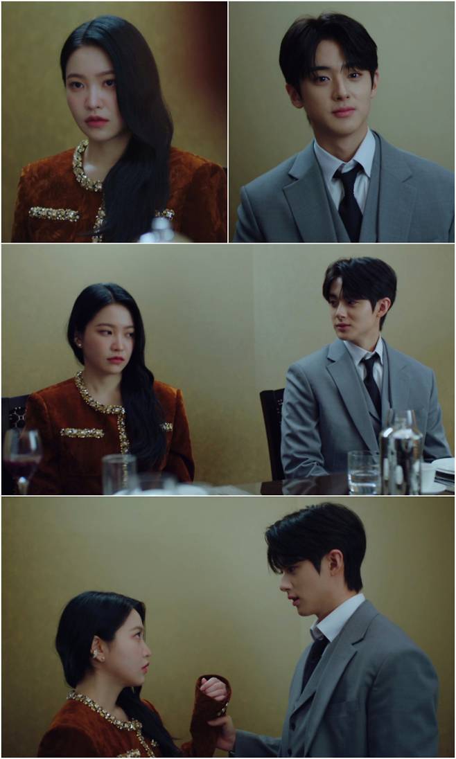 ‘청담국제고등학교2’ 능글미 MAX 김민규, 김예림에 다정한 눈빛 (제공: 와이낫미디어, 리안컨텐츠)