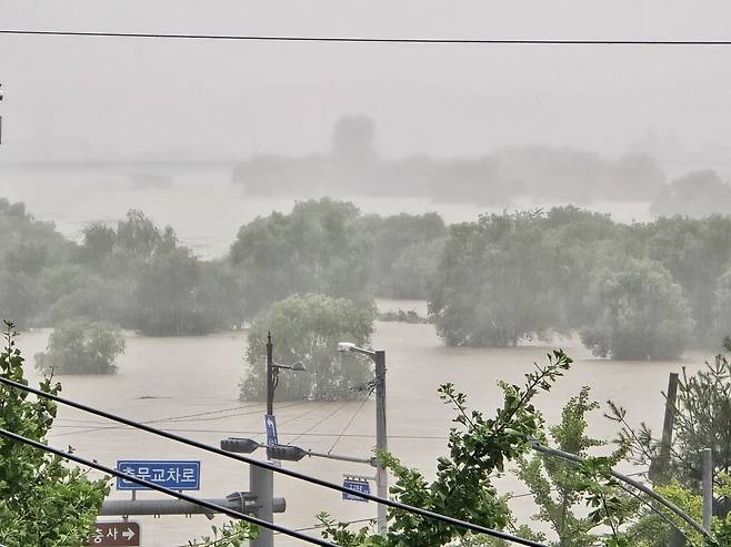 실시간) 천안, 아산 강수 상황