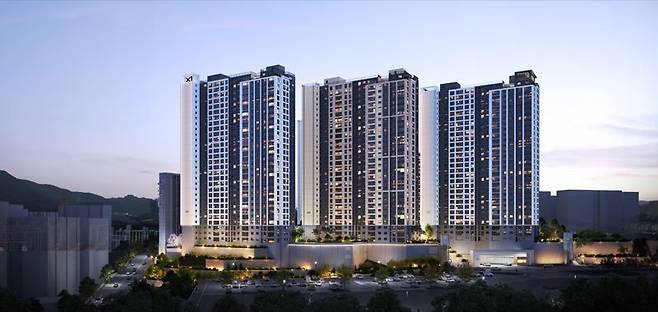 양산자이 파크팰리체 투시도. GS건설 제공