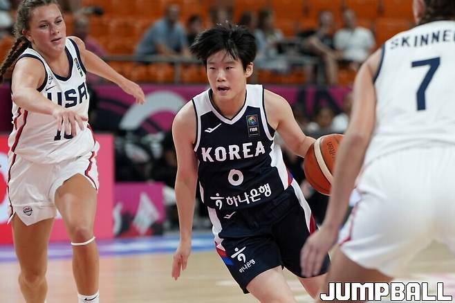 ▲수피아여고 2학년 임연서의 돌파