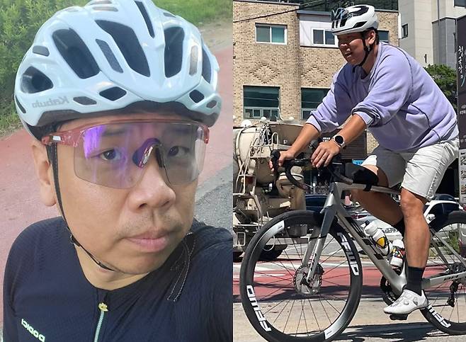 코미디언 오지헌이 자신이 운영하는 자전거 인스타그램을 통해 근황 사진을 공개했다. /사진=오지헌 자전거 인스타그램