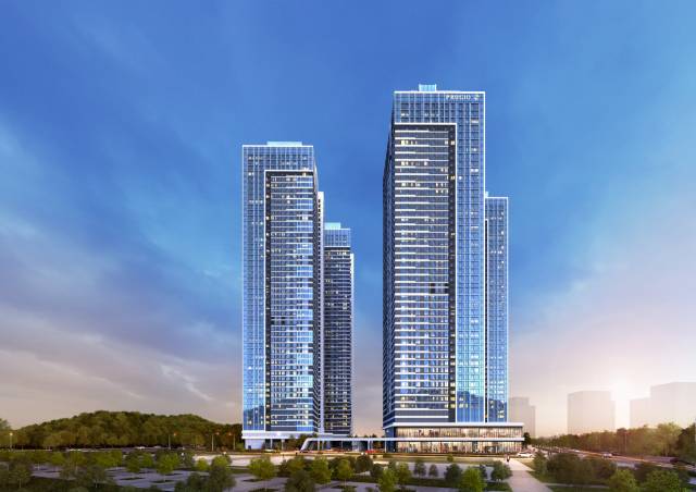 청라 파크원 푸르지오 투시도