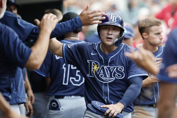 ▲ 탬파베이 최고 연봉자 김하성. ⓒ연합뉴스/REUTERS/AP