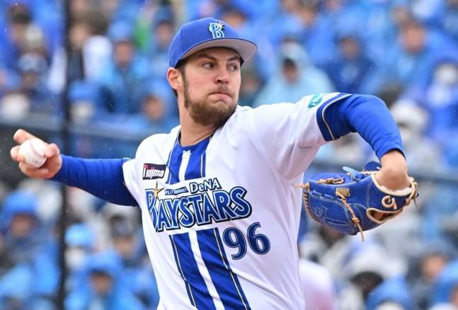 바우어. /사진=요코하마 베이스타즈 공식 SNS